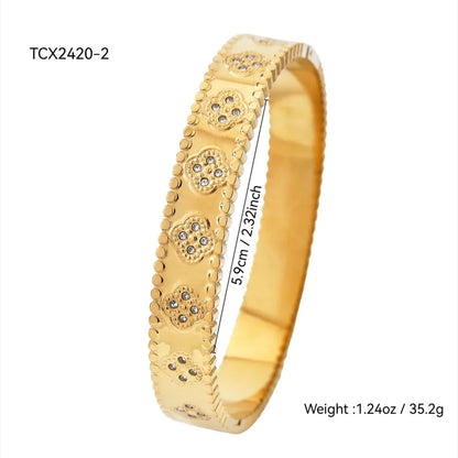 Princess Bloom 2 Pc Bangle & Ring Set