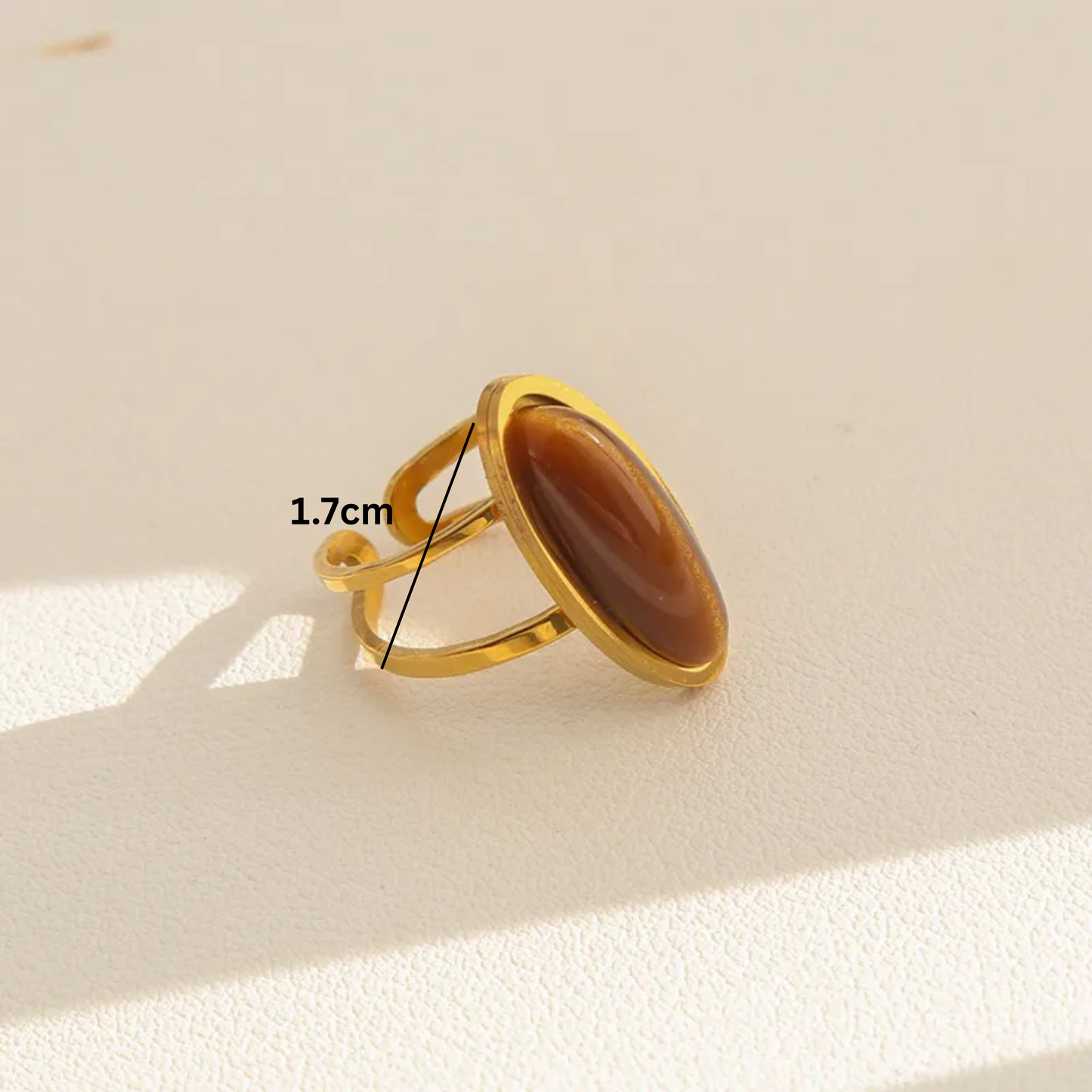 Brown Aura Ring