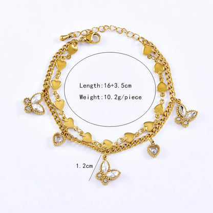 Flutter 2 Pc Bracelet & Ring Set