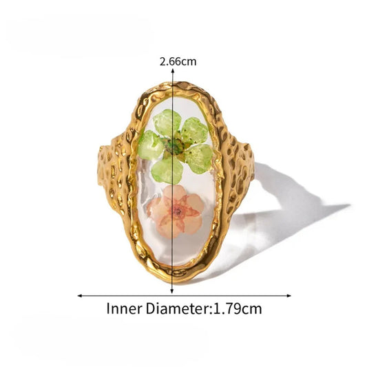 Garden Ring 2 Pc Set | Adjustable Ring