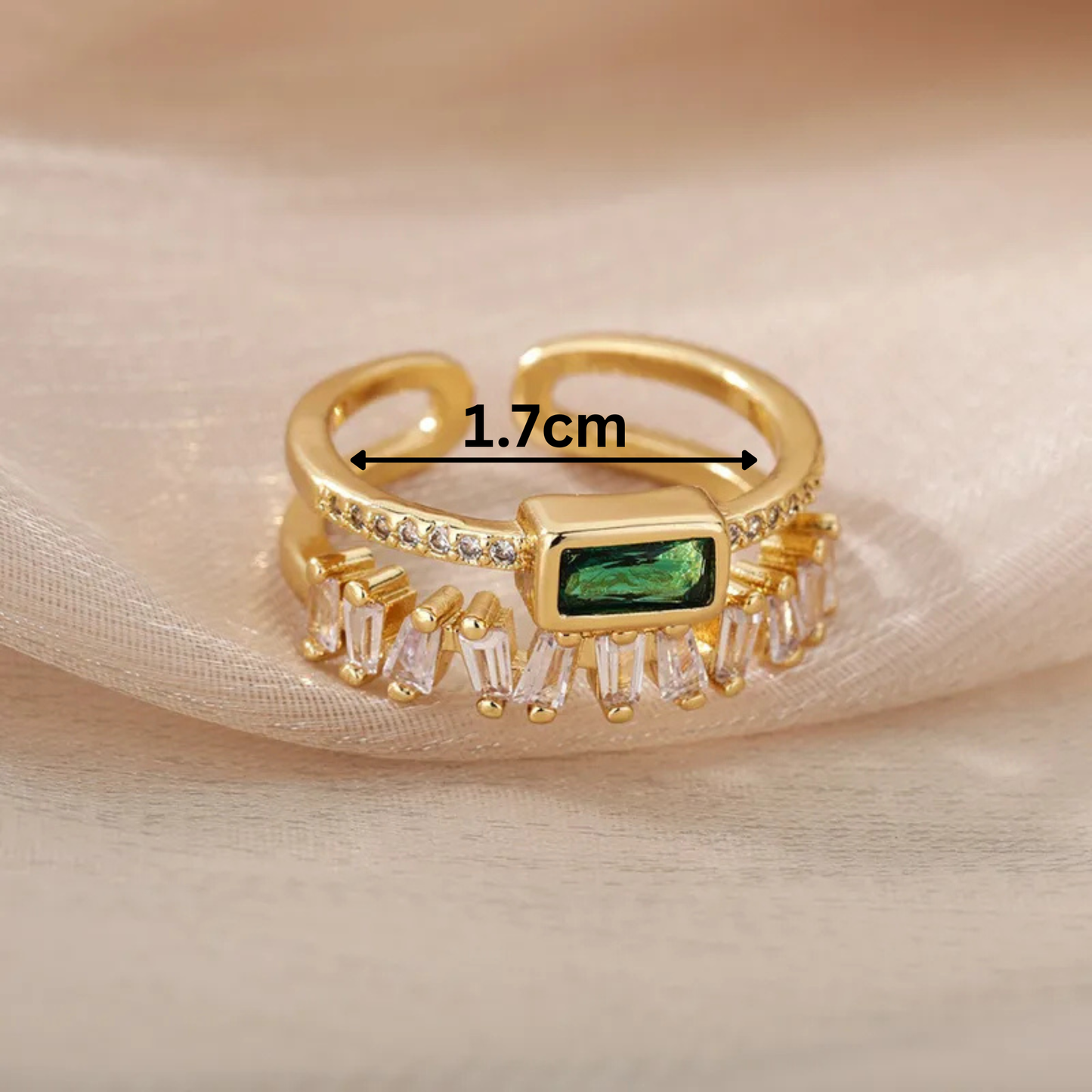 Emerald Shine Ring