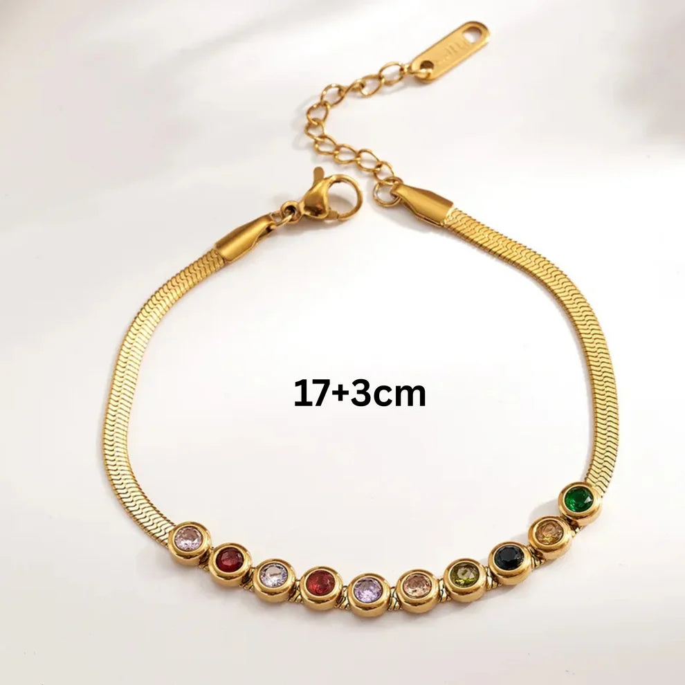Colour Stack 2 Pc Necklace & Bracelet Set