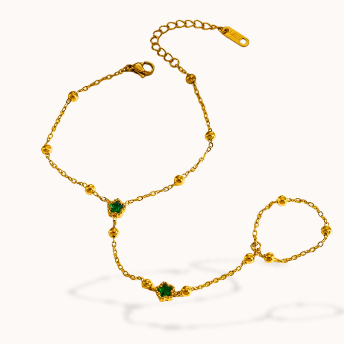 Flora Crystal Hand Chain